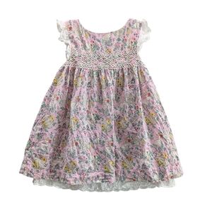 Mini Boden Pink Floral Kids Dress